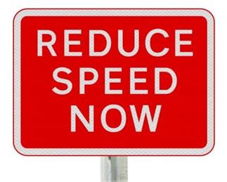 Temporary Speed Reduction - B4380/A4169